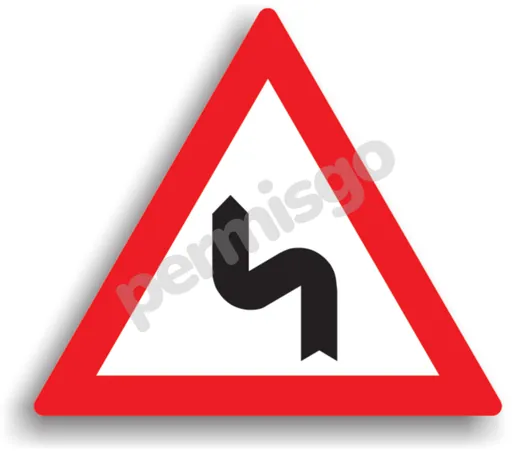 Semnul de circulație „Curbă dublă”