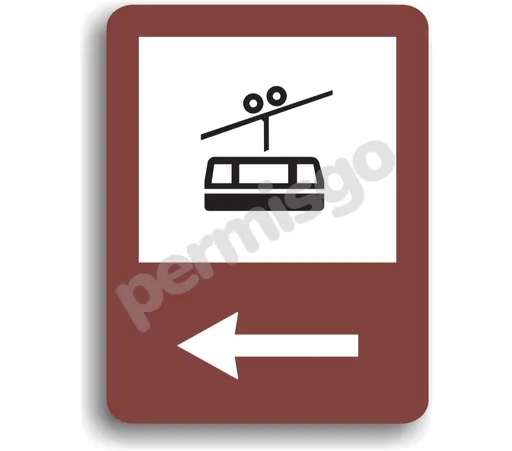 Semnul de circulație „Telecabină”