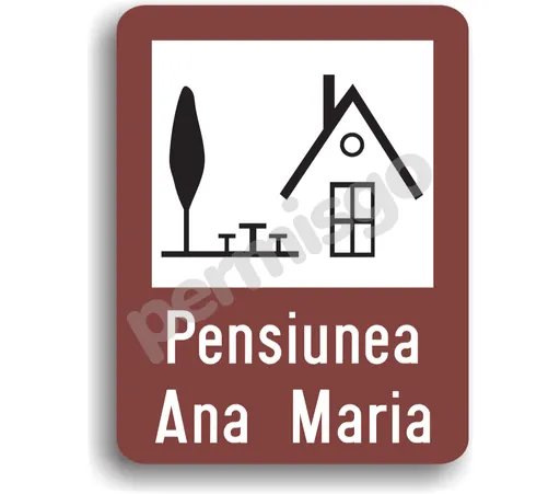 Semnul de circulație „Pensiune agroturistică”