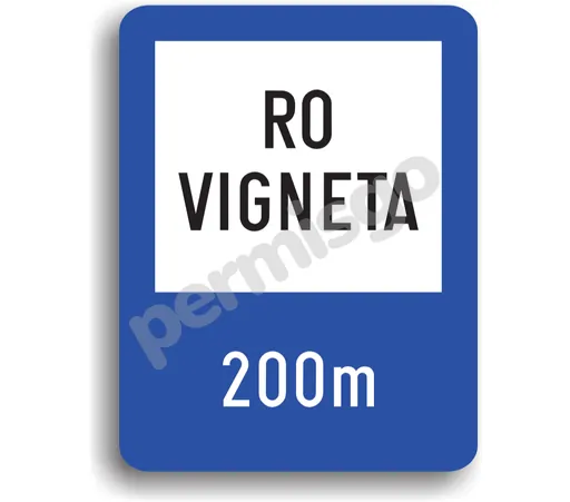 Semnul de circulație „Rovignietă”
