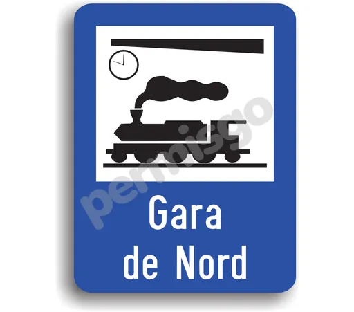Semnul de circulație „Gară”