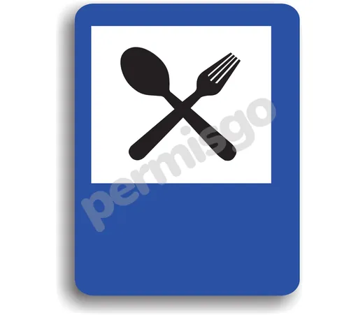 Semnul de circulație „Restaurant”