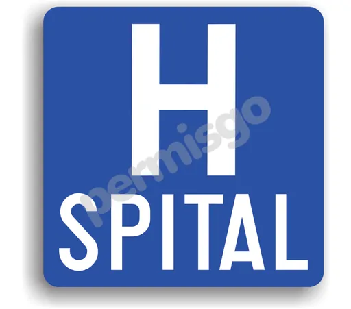 Semnul de circulație „Spital”