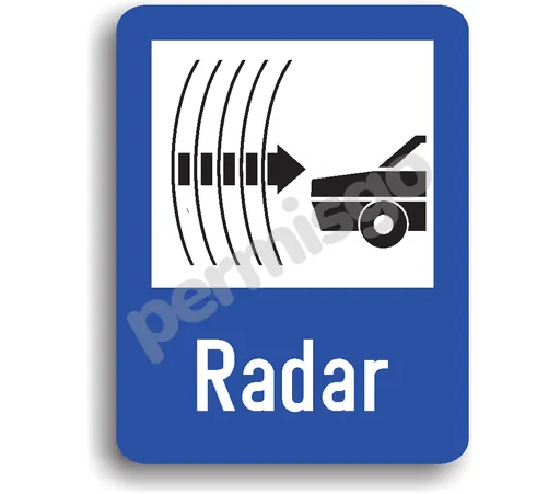 Semnul de circulație „Control radar”