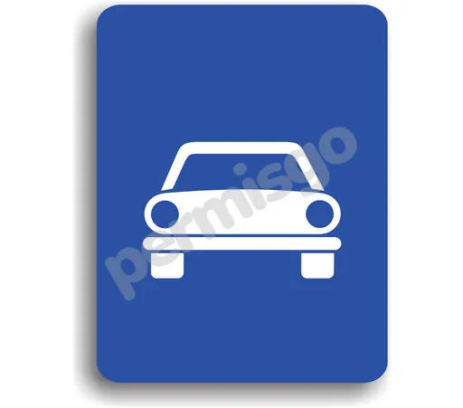 Semnul de circulație „Drum pentru autovehicule”