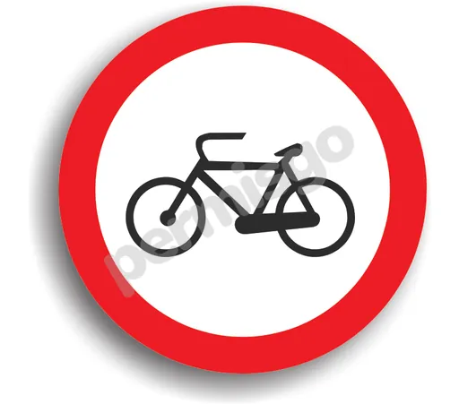 Semnul de circulație „Accesul interzis bicicletelor”