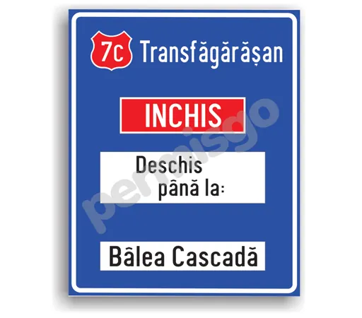 Semnul de circulație „Drum închis sau deschis circulației publice”