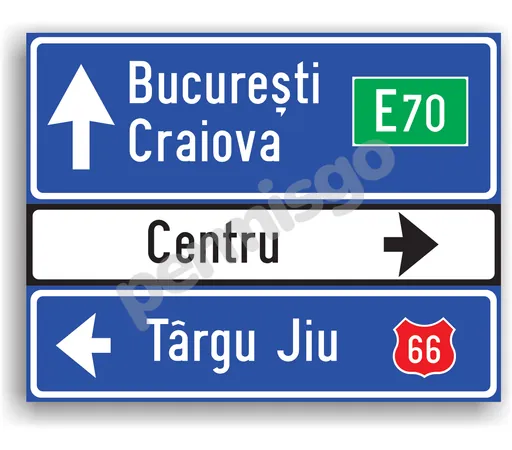 Semnul de circulație „Presemnalizarea direcțiilor indicate”