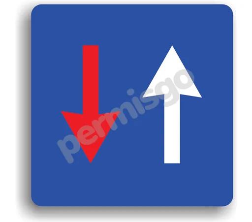 Semnul de circulație „Prioritate față circulația din sens invers”