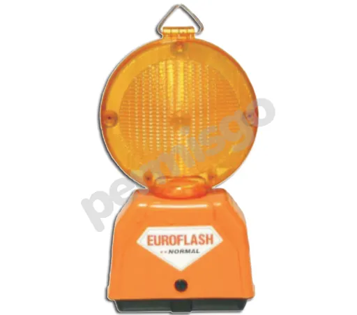 Semnul de circulație „Lampă cu lumină galbenă intermitentă”